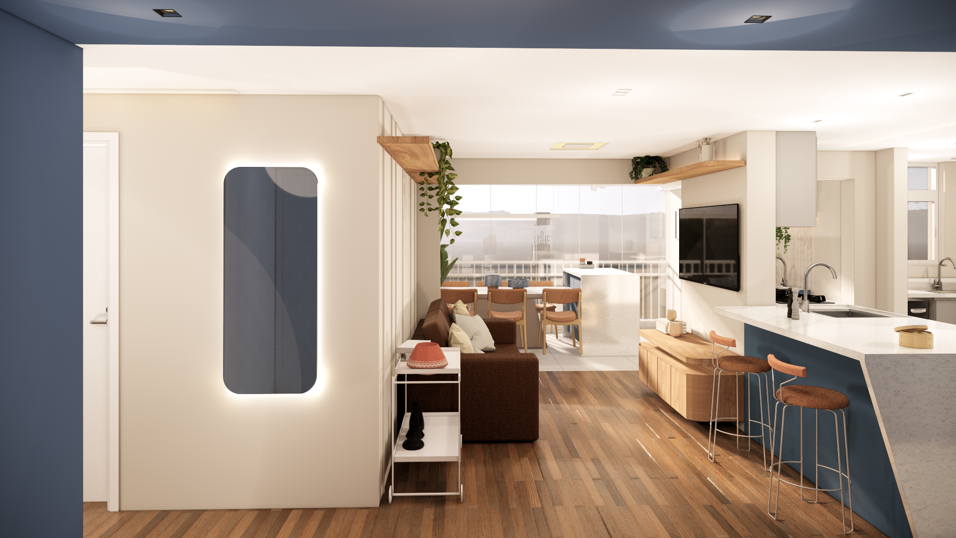 Apê Michigan - Foto 1